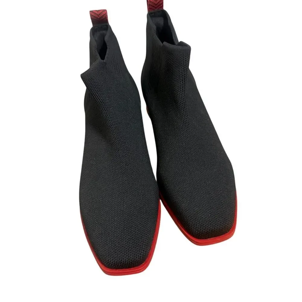 Vivaia Ryan Slip On Square Toe Chelsea Boot Women's Sz. 40 (US Sz. 9)